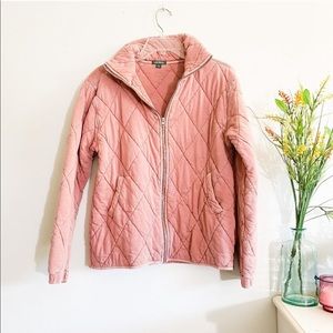 COPY - WILD FABLE Pink Quilted Zip Up Jacket Small